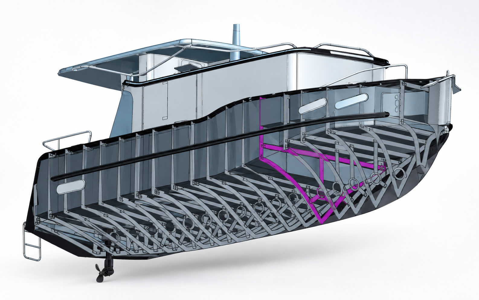 Leichtboot: Additives Fertigungsverfahren für Leichtbaustrukturen